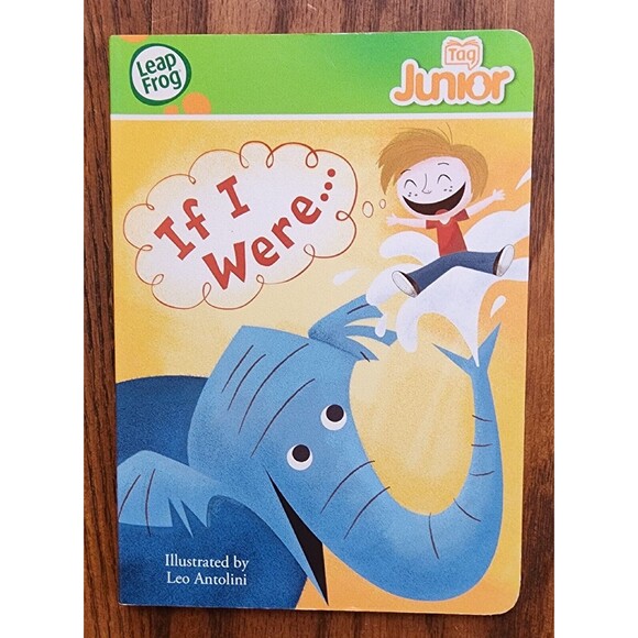 Leap Frog TAG JUNIOR Dr Seuss "IF I WERE..." LeapFrog LeapReader Board Book, EUC - Picture 1 of 3